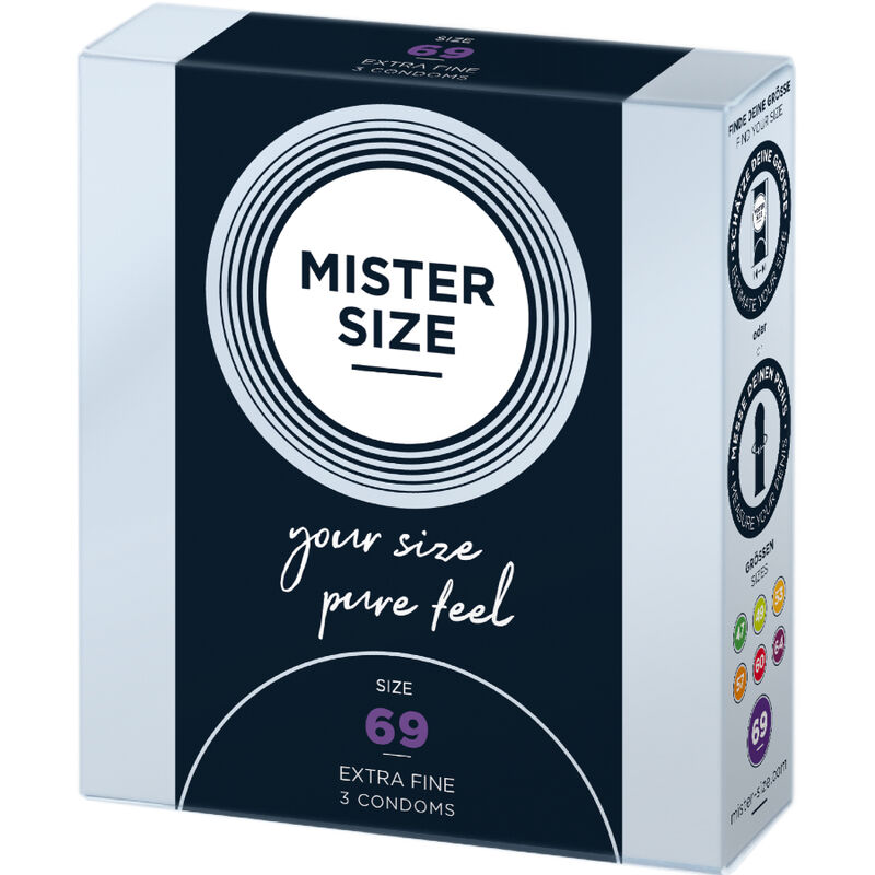 MISTER SIZE – PRÉSERVATIFS TAILLE XXXL 69 MM (3 UNITÉS)