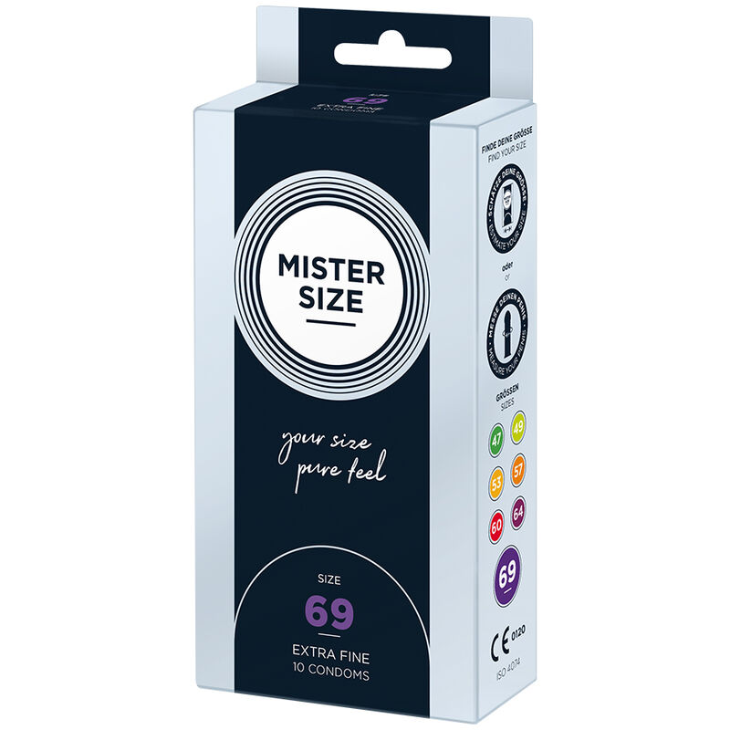 MISTER SIZE – PRÉSERVATIFS TAILLE XXXL 69 MM (10 UNITÉS)