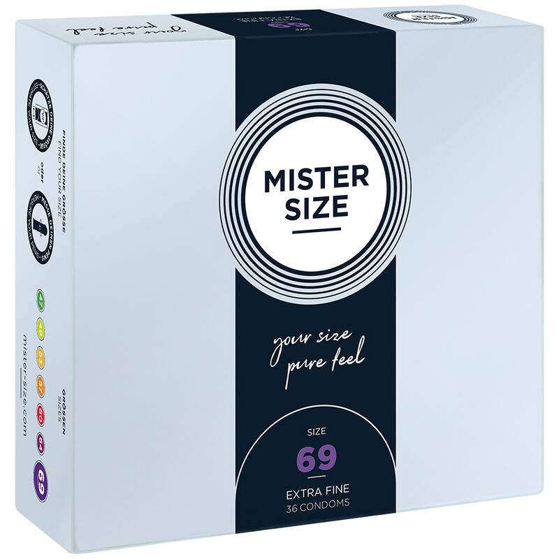 MISTER SIZE – PRÉSERVATIFS TAILLE XXXL 69 MM (36 UNITÉS)