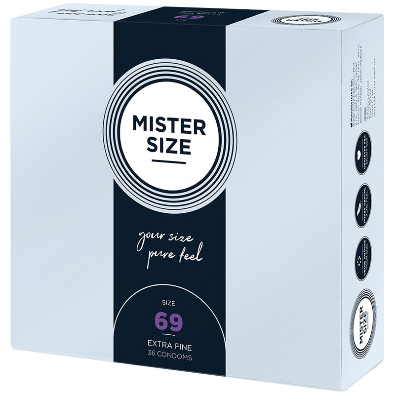 MISTER SIZE – PRÉSERVATIFS TAILLE XXXL 69 MM (36 UNITÉS)