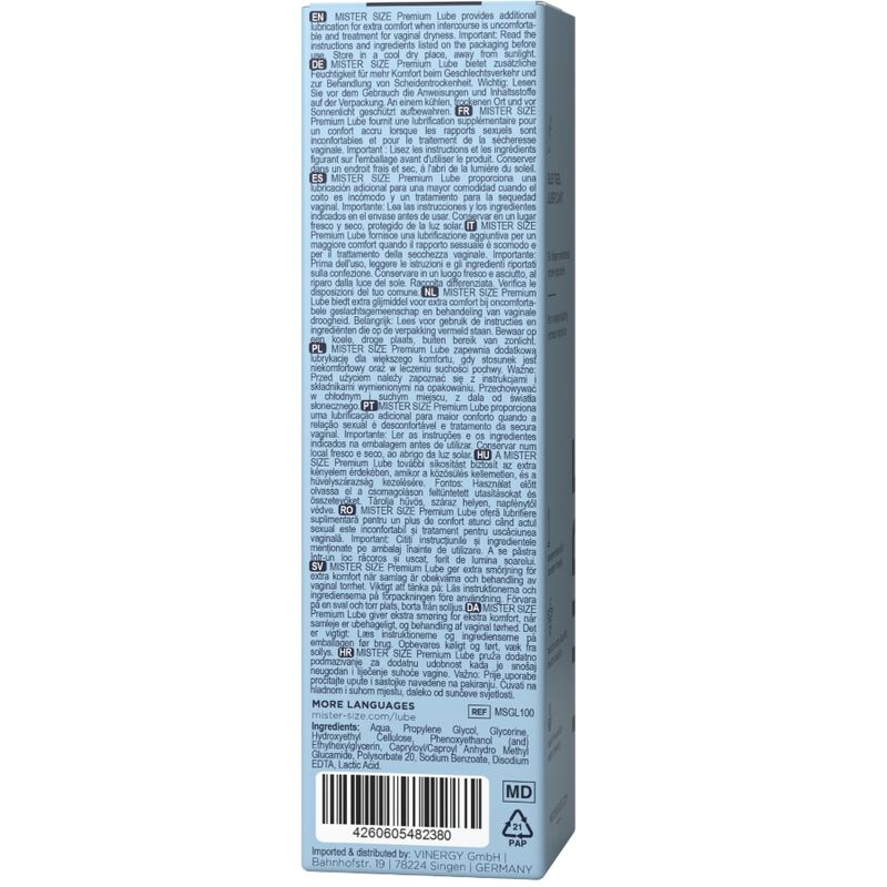 MISTER SIZE – LUBRIFIANT PREMIUM 100 ML