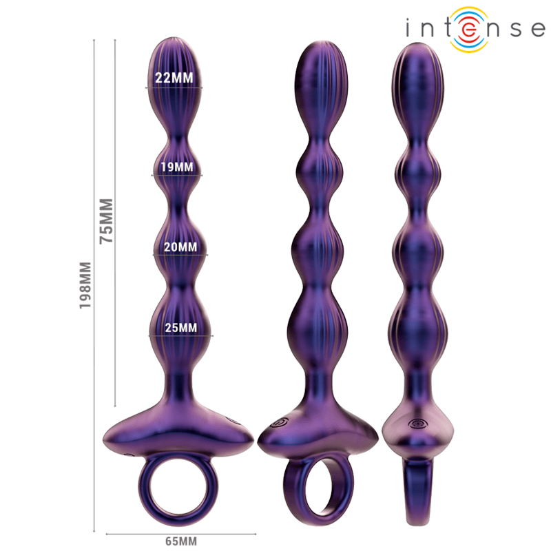 INTENSE – JACKIE PLUG ANAL VIBRANT MODÈLE 1 TÉLÉCOMMANDE