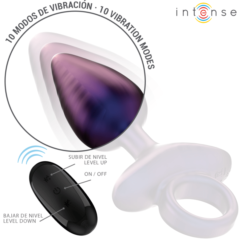 INTENSE – MICHAEL PLUG ANAL VIBRANT MODÈLE 2 TÉLÉCOMMANDE