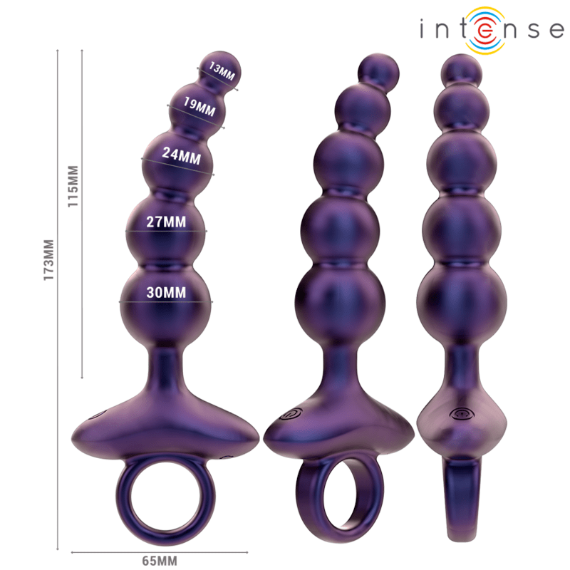 INTENSE – TITO PLUG ANAL VIBRANT MODÈLE 3 TÉLÉCOMMANDE
