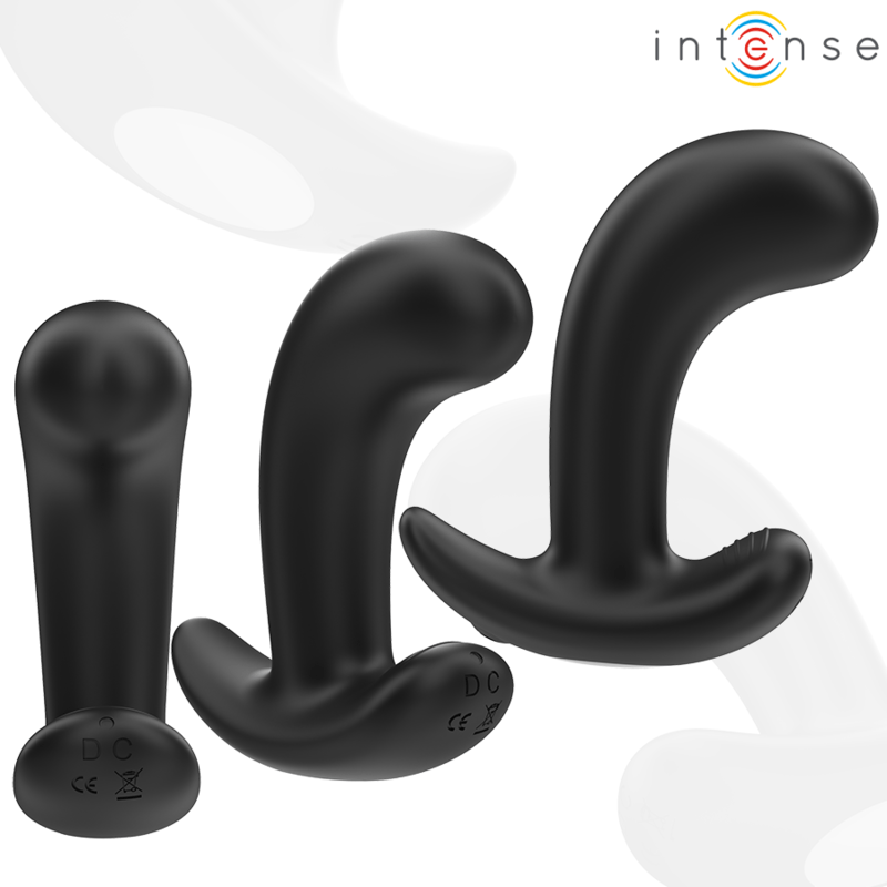 INTENSE – CHANDLER ANAL PLUG 10 VIBRATIONS NOIR TÉLÉCOMMANDE