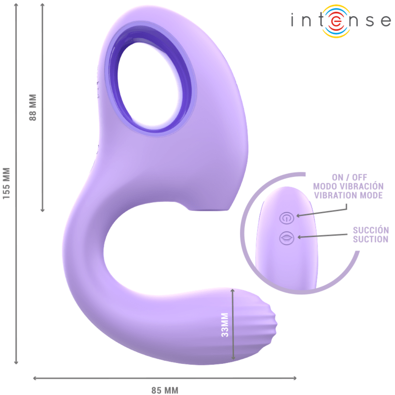 INTENSE – BAXTER VIBRATEUR  STIMULATEUR VIOLET