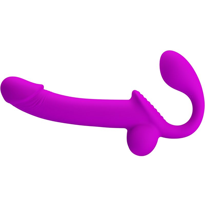 PRETTY LOVE – STIMULATEUR DOUBLE STRAP-ON KELPIE VIOLET