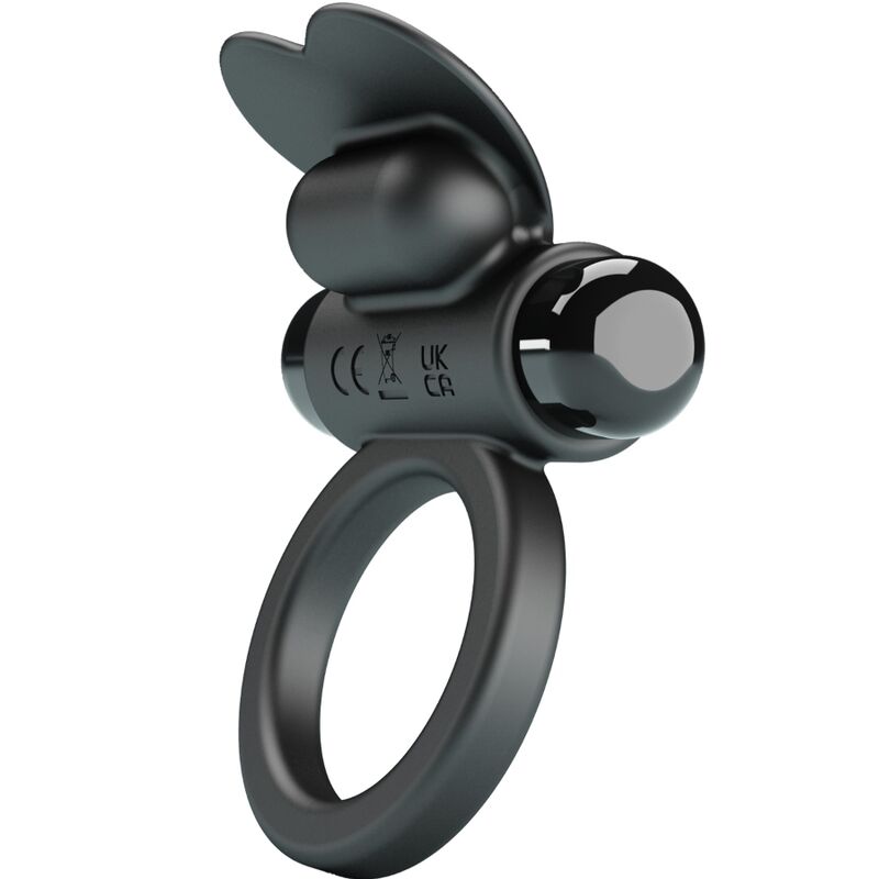 PRETTY LOVE – BAGUE VIBRANTE DEBONAIRE LAPIN 10 VIBRATIONS NOIRE