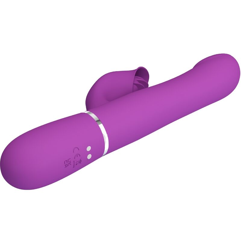 PRETTY LOVE – VIBRATEUR ET STIMULATEUR MULTIFONCTION 4 EN 1 VIOLET