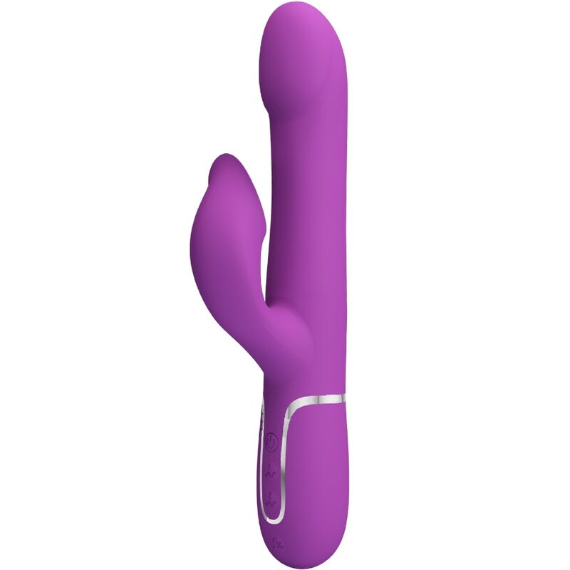 PRETTY LOVE – VIBRATEUR ET STIMULATEUR MULTIFONCTION 4 EN 1 VIOLET