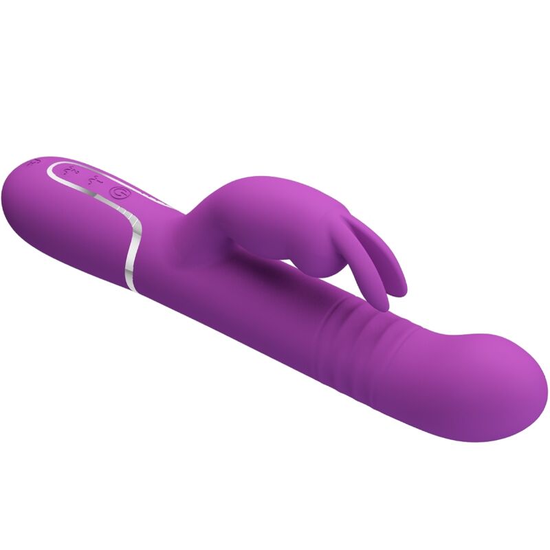 PRETTY LOVE – VIBRATEUR LAPIN MULTIFONCTION COALE 4 EN 1 VIOLET