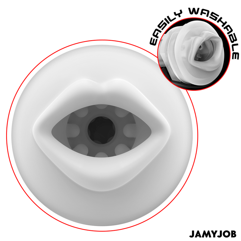 JAMYJOB – MASTURBATEUR BUCCAL AUTOMATIQUE BLAZE 5 MODES ONDES STIMULANTES ET VIBRATIONS