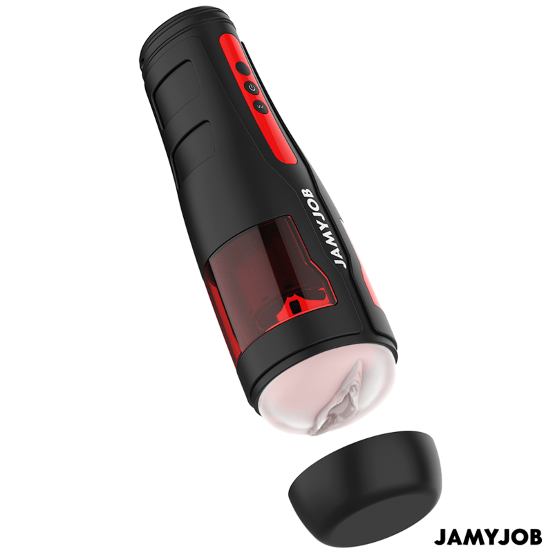 JAMYJOB – MASTURBATEUR VAGIN AUTOMATIQUE CYCLONE 10 MODES DE ROTATION ET DE POUSSÉE