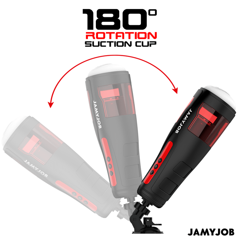 JAMYJOB – MASTURBATEUR VAGIN AUTOMATIQUE CYCLONE 10 MODES DE ROTATION ET DE POUSSÉE