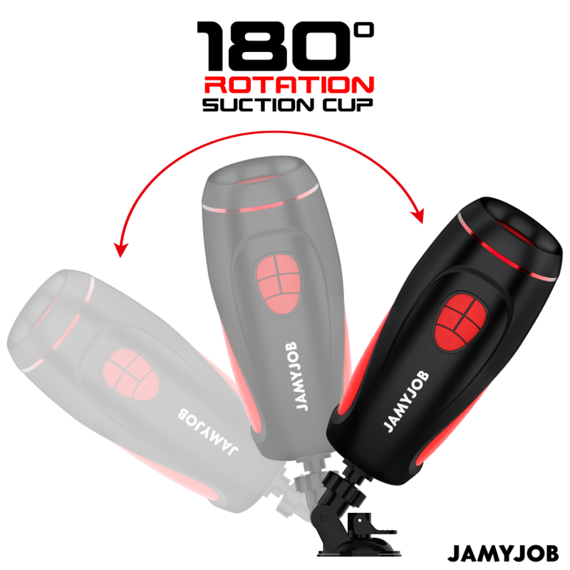 JAMYJOB – MASTURBATEUR AUTOMATIQUE PYSTON BASE AVEC DILDO À TÉLÉCOMMANDE