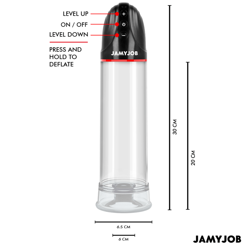 JAMYJOB – POMPE AUTOMATIQUE XPAND 3 NIVEAUX DONDES STIMULANTES GRIS