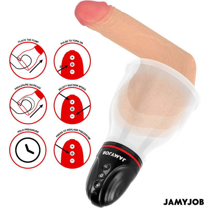 JAMYJOB – XPAND LITE POMPE À TESTICULES AUTOMATIQUE 3 NIVEAUX DONDES STIMULANTES GRIS