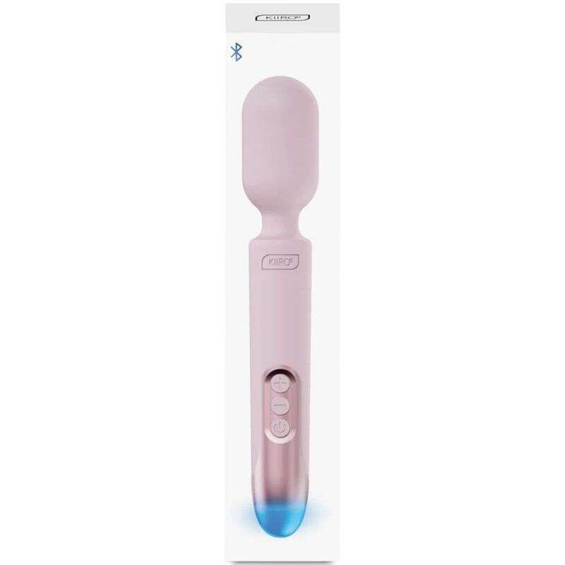 KIIROO – PROWAND VIBRATEUR WAND TÉLÉCOMMANDE + APPLICATION GRATUITE ROSE