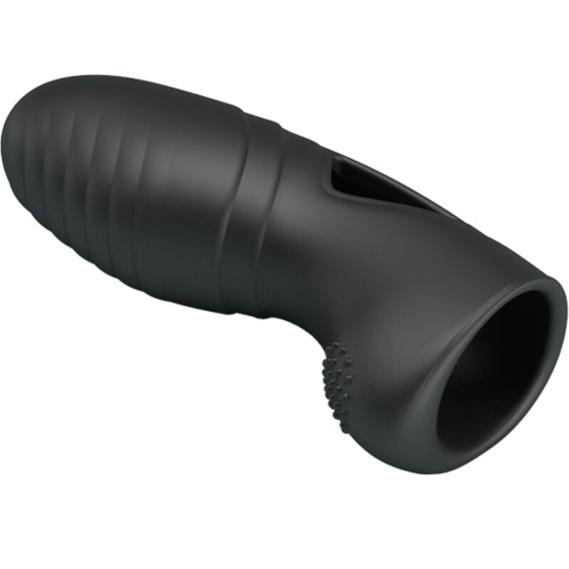 PRETTY LOVE – ALAN VIBRATEUR DE DOIGTS EN SILICONE NOIR