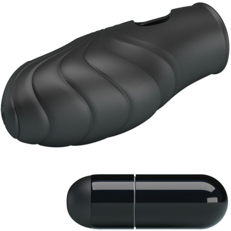 PRETTY LOVE – VIBRATEUR DE DOIGT EN SILICONE LICH NOIR