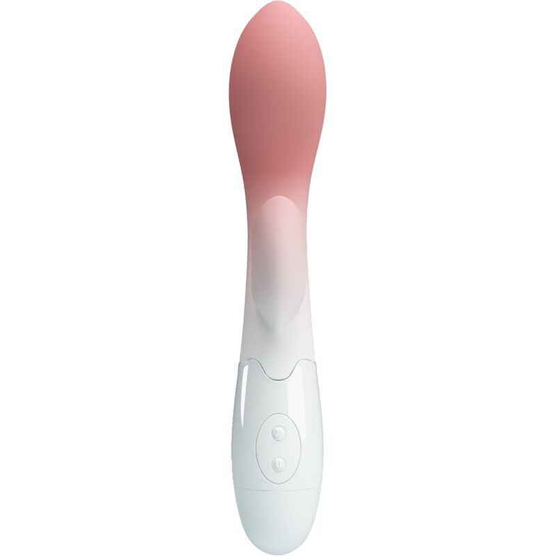PRETTY LOVE – VIBRATEUR POINT G LUMINEUX + STIMULATEUR DE CLITORIS 30 VIBRATIONS ROSE