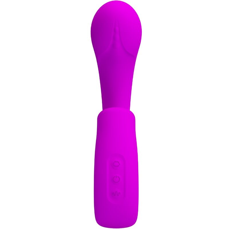 PRETTY LOVE – SIBEL VIBRATEUR POINT G + STIMULATEUR CLITORIS SIBEL 10 VIBRATIONS VIOLET