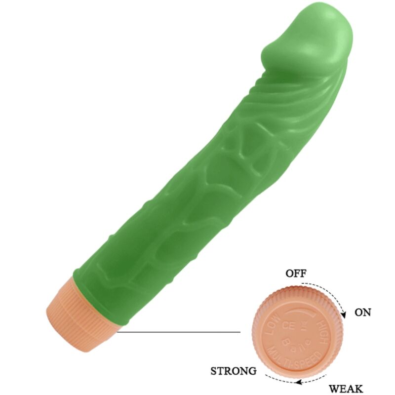 BAILE – VIBRATEUR RÉALISTE BILL 22,5 CM VERT