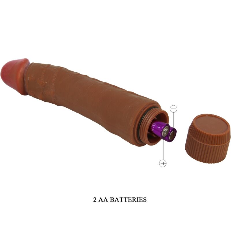 BAILE – VIBRATEUR RÉALISTE DYBBUK 24 CM MULÂTRE
