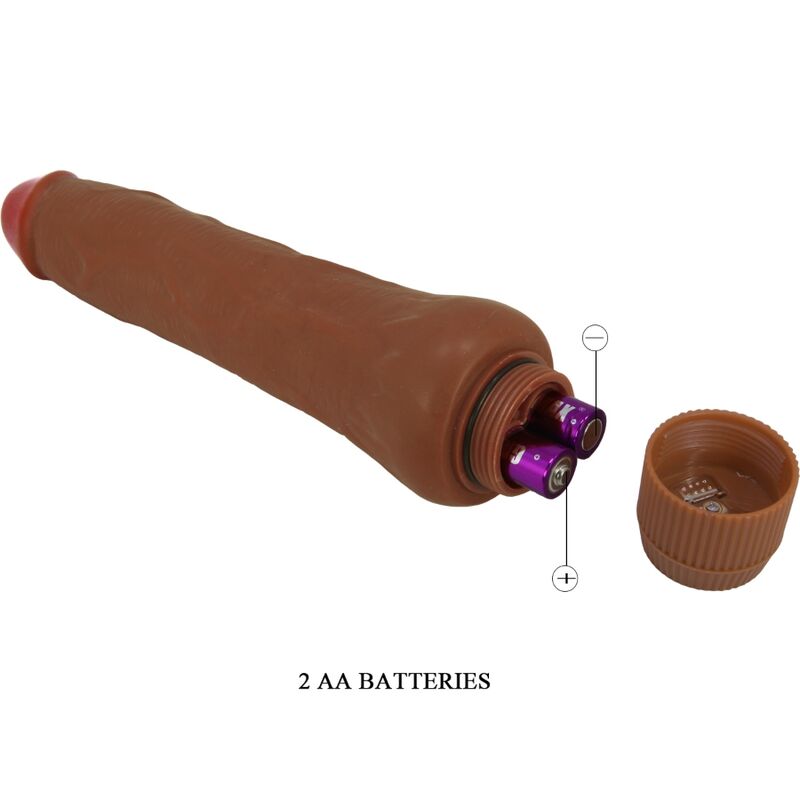 BAILE – VIBRATEUR RÉALISTE DRYADE 25 CM MULÂTRE