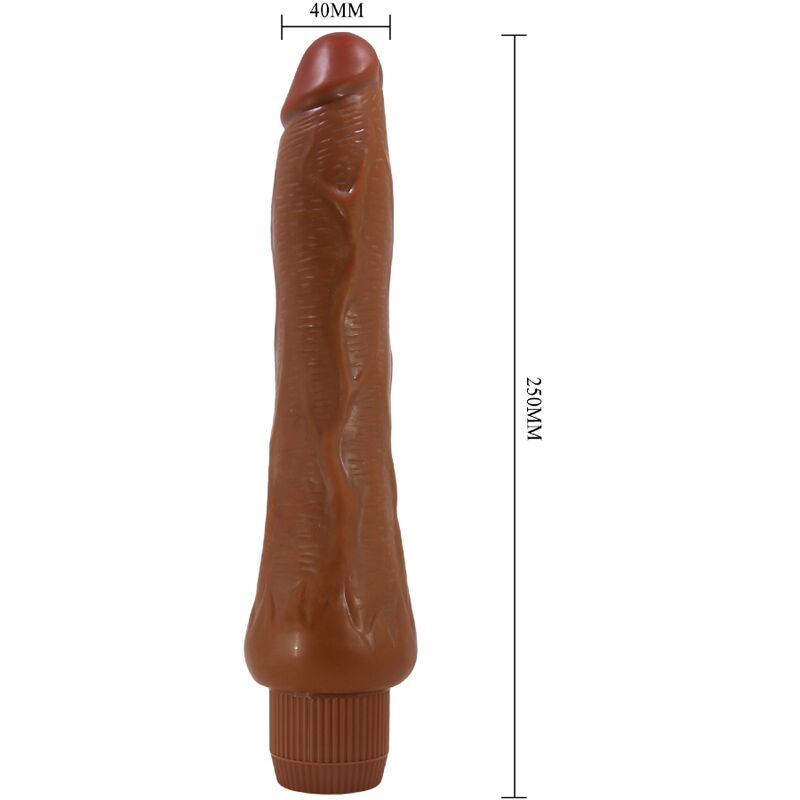 BAILE – VIBRATEUR RÉALISTE DRYADE 25 CM MULÂTRE