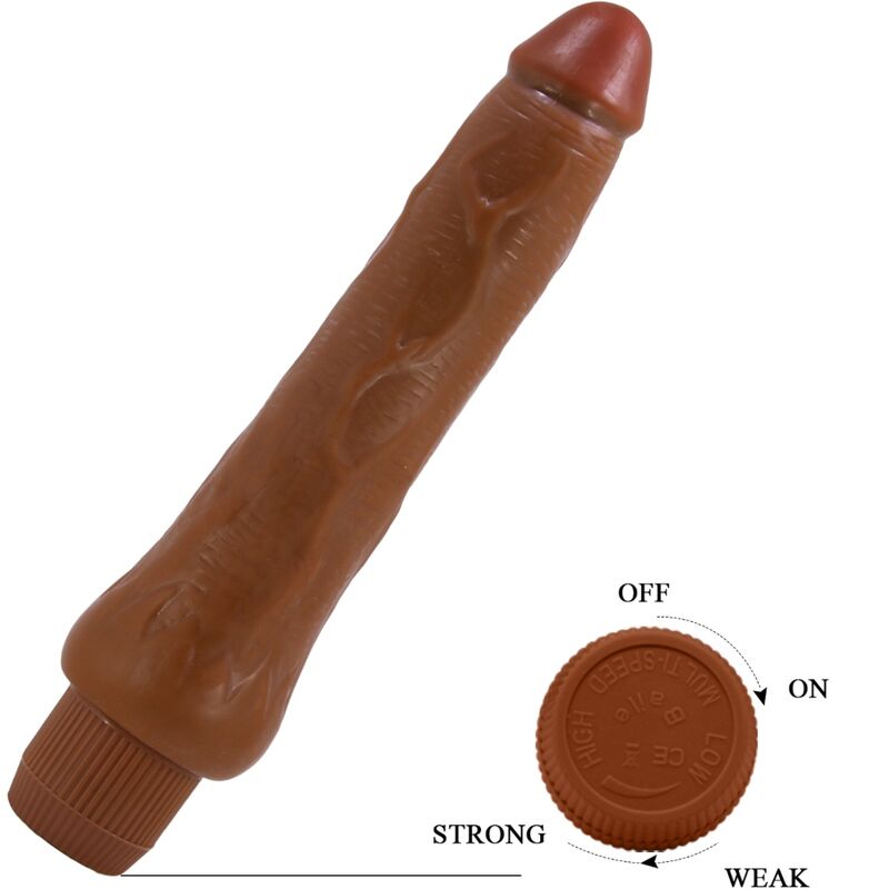 BAILE – VIBRATEUR RÉALISTE DRYADE 25 CM MULÂTRE
