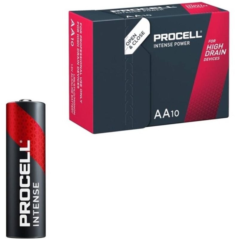 PROCELL – INTENSE POWER ALCALINE LR6 AA 1,5V BOÎTE*10