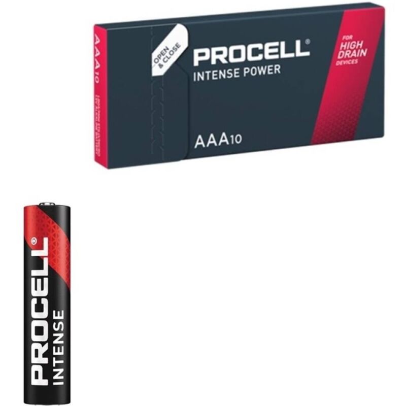 PROCELL – INTENSE POWER ALCALINE LR03 AAA 1,5V BOÎTE*10