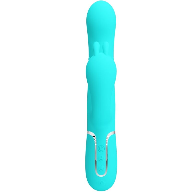 PRETTY LOVE – CAMMY 4 EN 1 VIBRATEUR MULTIFONCTION TRIPPLE RABBIT BLEU