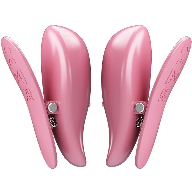 PRETTY LOVE – PINCES À TÉTONS CAILEY 10 VIBRATIONS TÉLÉCOMMANDE ROSE