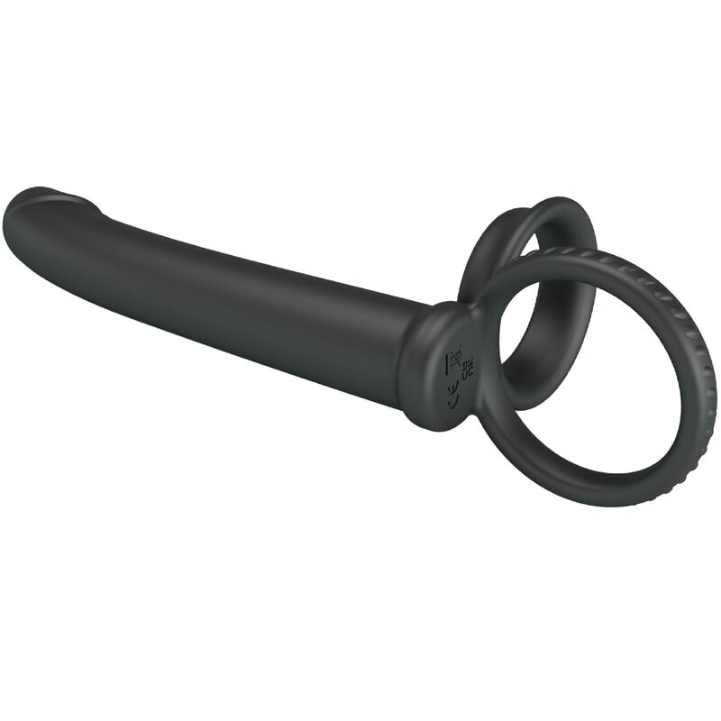 PRETTY LOVE – DILLION DOUBLE PÉNÉTRATION DOUBLE ANNEAU PÉNAL NOIR