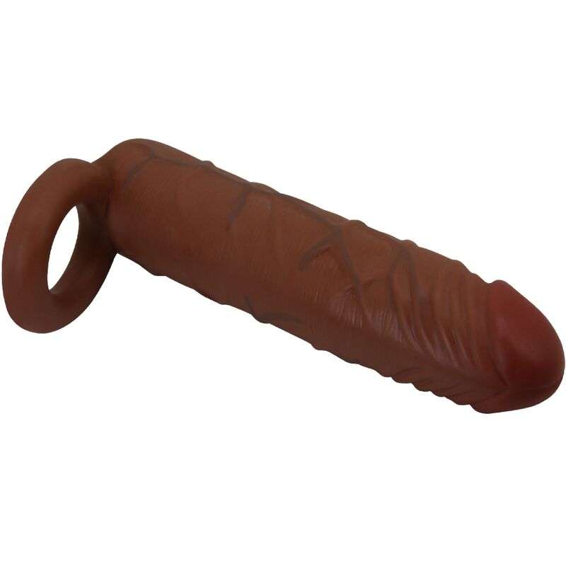 PRETTY LOVE – MANCHON DE PÉNIS KAILE AVEC EXTENSION DE 2,5 CM MULATTO