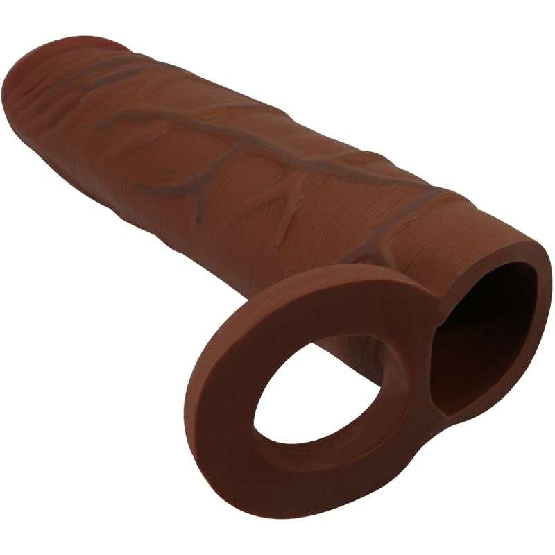 PRETTY LOVE – MANCHON DE PÉNIS KAILE AVEC EXTENSION DE 2,5 CM MULATTO