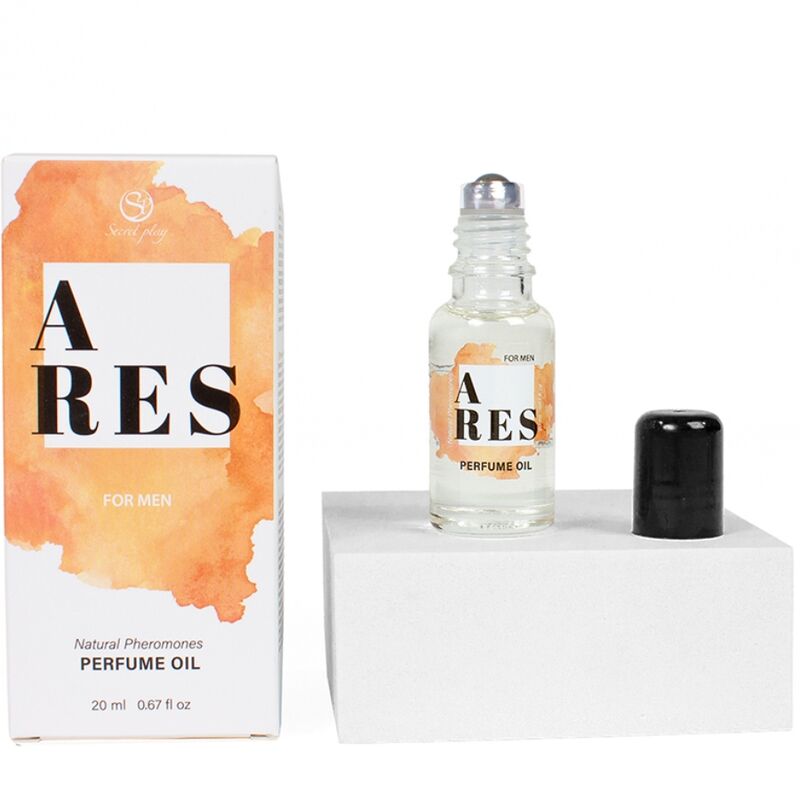 SECRETPLAY – ARES PARFUM NATUREL PHÉROMONES EN HUILE POUR HOMME 20 ML