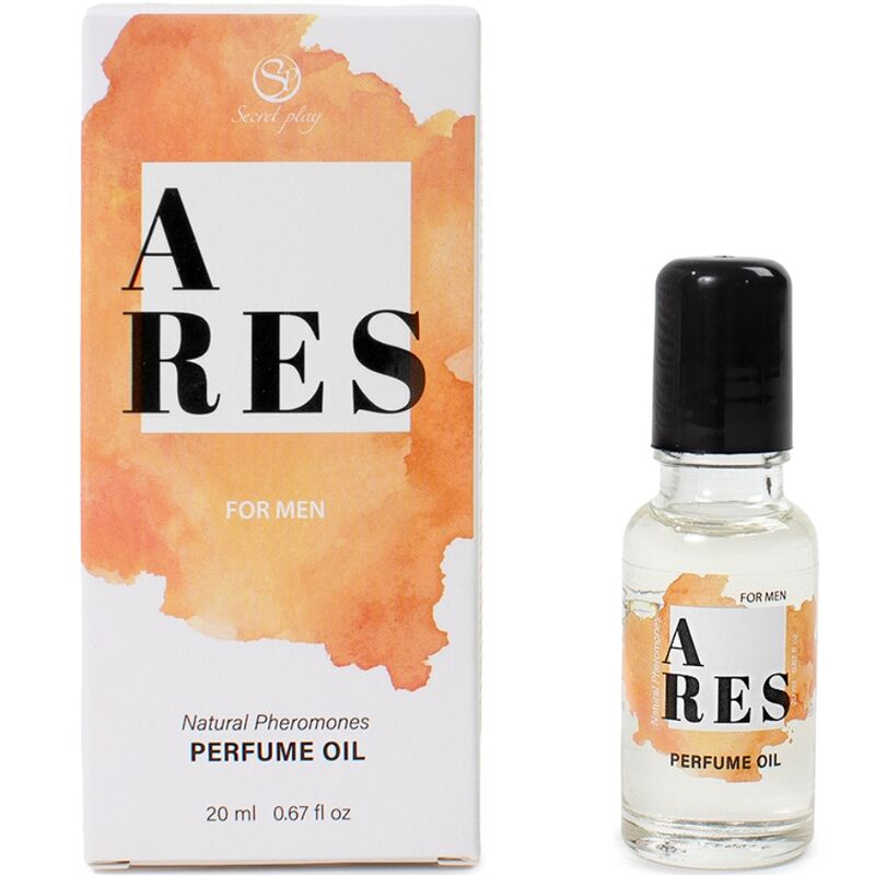SECRETPLAY – ARES PARFUM NATUREL PHÉROMONES EN HUILE POUR HOMME 20 ML