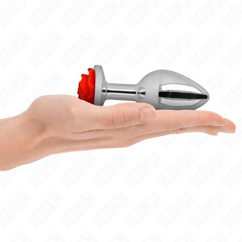 KINK – PLUG ANAL ROSE ROUGE TAILLE L