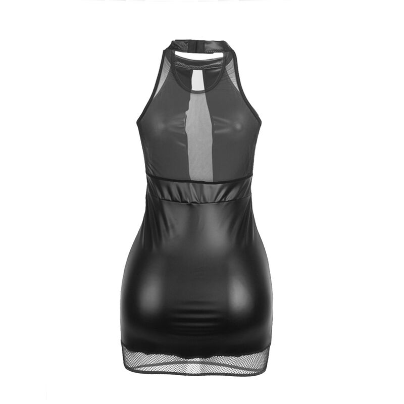 SUBBLIME – 955472 ROBE DOS NU AVEC TRANSPARENCES NOIRE S/M