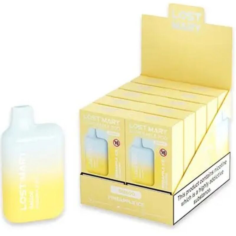 LOST MARY – BM600 VAPER NICOTINE 2% JETABLE ANANAS GLACE