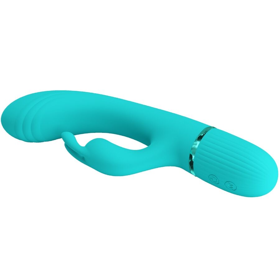 PRETTY LOVE – VIBRATEUR SCOCCO LAPIN TURQUOISE