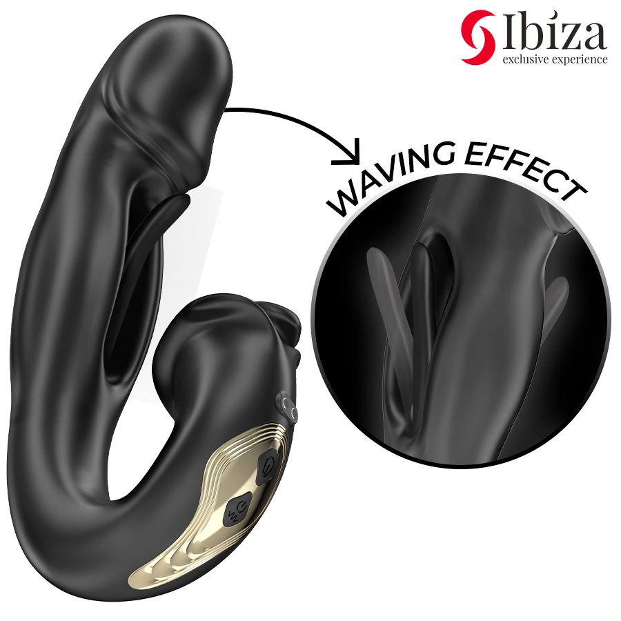 IBIZA – ROSE VIBRATEUR EFFET FLICKING ET STIMULATEUR DE CLITO