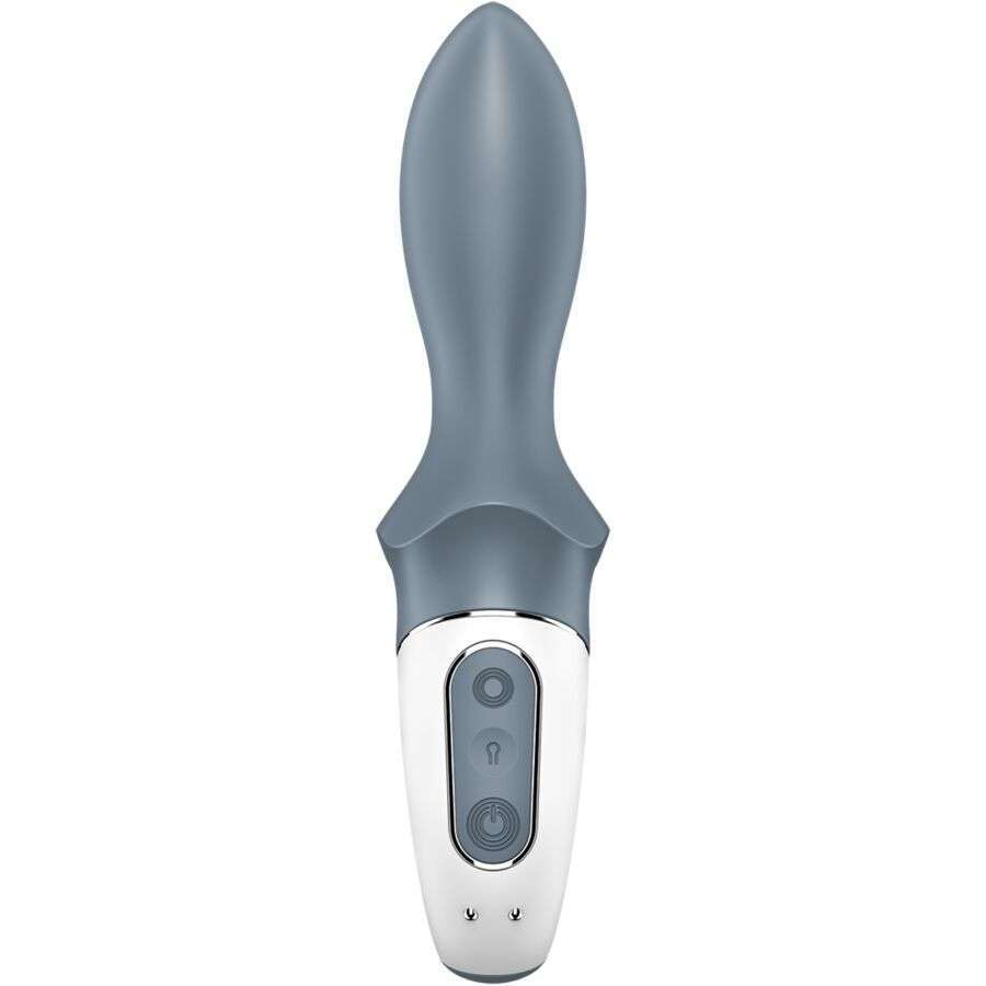 SATISFYER – AIR PUMP BOOTY 1 VIBRATEUR GONFLABLE ANAL GRIS