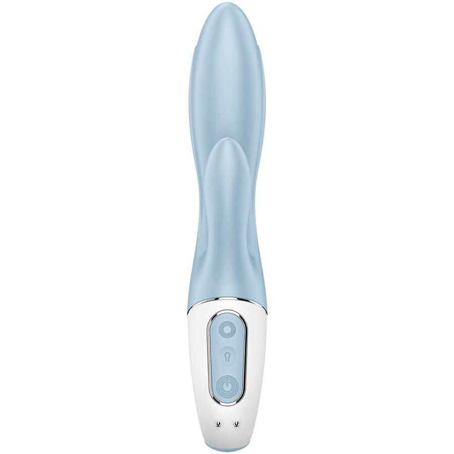 SATISFYER – AIR PUMP BUNNY 1 VIBRATEUR GONFLABLE LAPIN BLEU