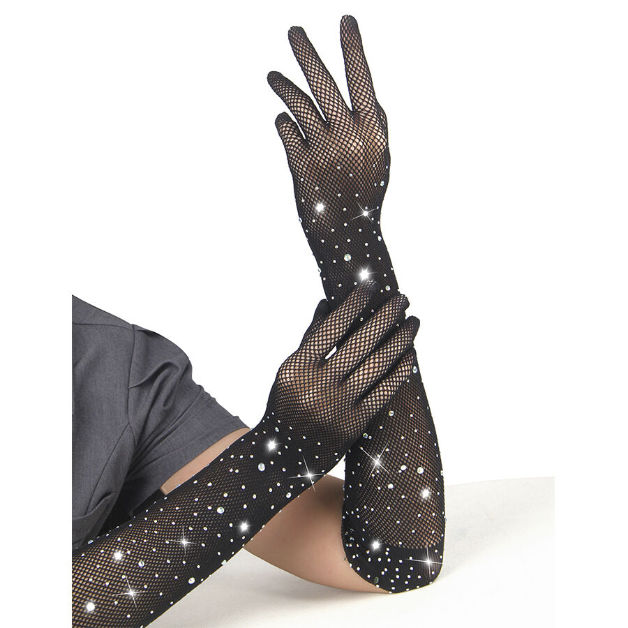 SUBBLIME – 957469GANTS SHINE TRANSPARENTS NOIRS S/M
