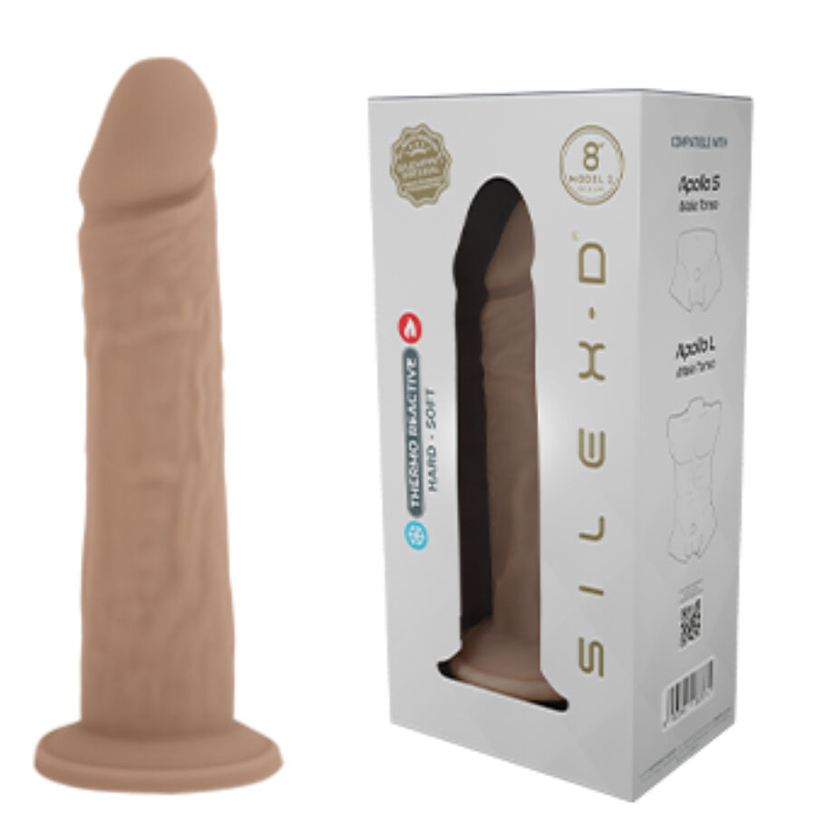 SILEXD – MODÈLE DE PÉNIS RÉALISTE 8 SILICONE LIQUIDE 20,6 CM
