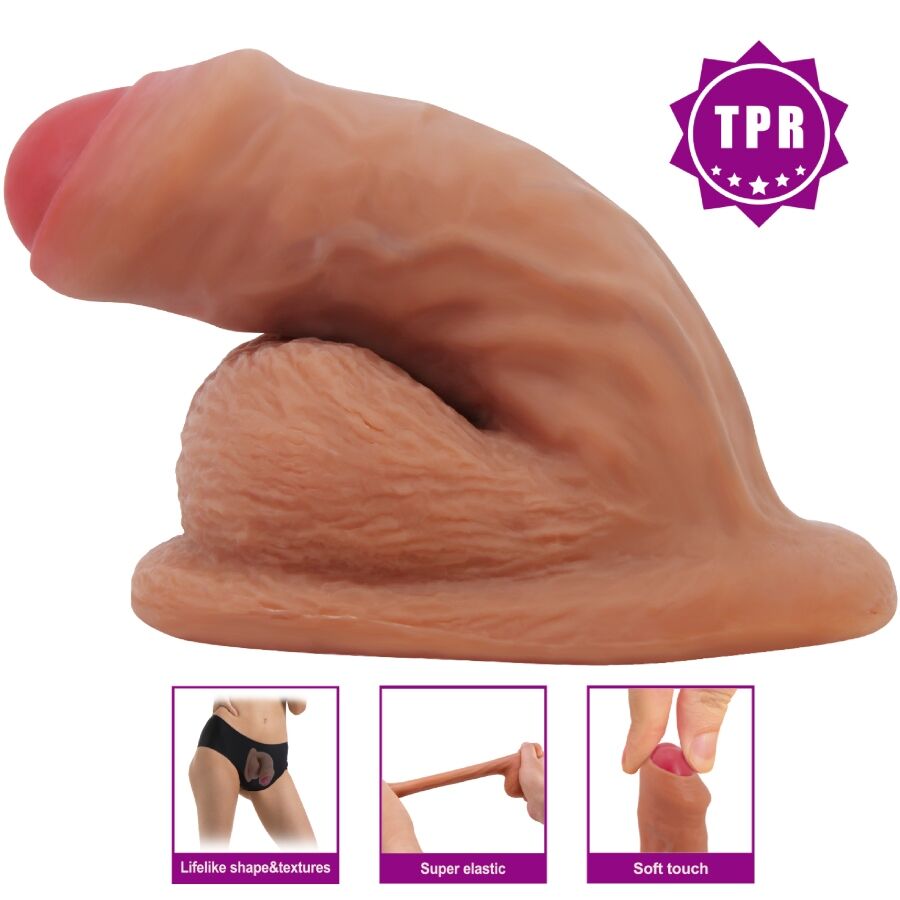 PRETTY LOVE – WARNELL GODE ULTRA RÉALISTE ET ÉLASTIQUE 9,5 CM MULATO